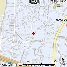 栃木県足利市堀込町3022-1周辺の地図