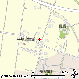 茨城県筑西市下平塚65周辺の地図