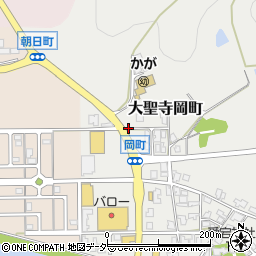 石川県加賀市大聖寺岡町ホ周辺の地図