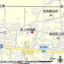 栃木県佐野市免鳥町427周辺の地図