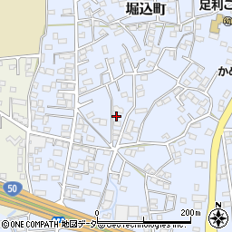 栃木県足利市堀込町3029-3周辺の地図