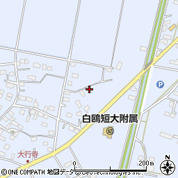 栃木県小山市大行寺308周辺の地図