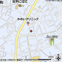 栃木県足利市堀込町2758-4周辺の地図