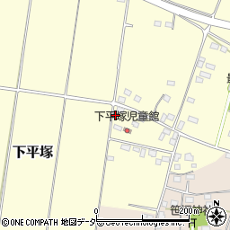 茨城県筑西市下平塚421周辺の地図
