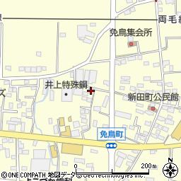 栃木県佐野市免鳥町428周辺の地図
