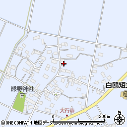 栃木県小山市大行寺256周辺の地図