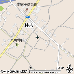 茨城県笠間市住吉843周辺の地図