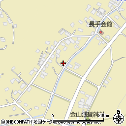 群馬県太田市長手町周辺の地図