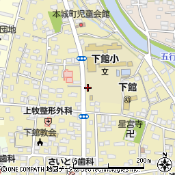 茨城県筑西市甲396-1周辺の地図