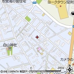 栃木県足利市堀込町2544-1周辺の地図
