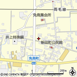 栃木県佐野市免鳥町414周辺の地図