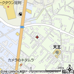栃木県足利市福居町305周辺の地図