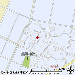 栃木県小山市大行寺238周辺の地図