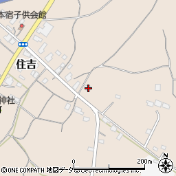 茨城県笠間市住吉1465周辺の地図