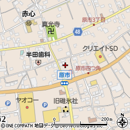 萩原畳店周辺の地図