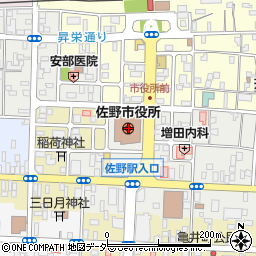 〒327-0000 栃木県佐野市（以下に掲載がない場合）の地図