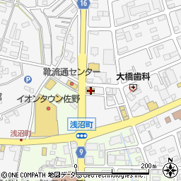 栃木県佐野市富岡町359周辺の地図