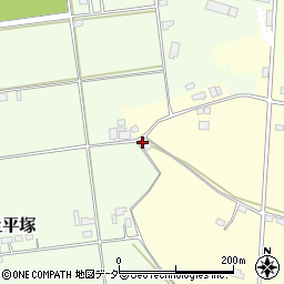 茨城県筑西市下平塚642周辺の地図