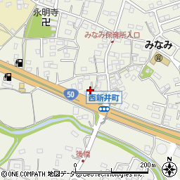 栃木県足利市西新井町3314周辺の地図
