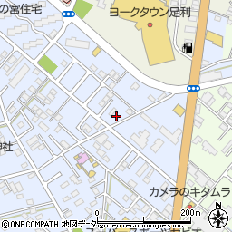 栃木県足利市堀込町2579-1周辺の地図