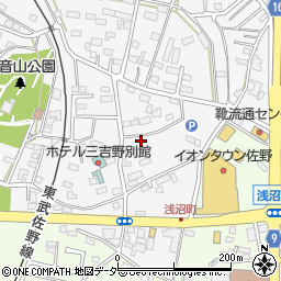 栃木県佐野市富岡町315周辺の地図