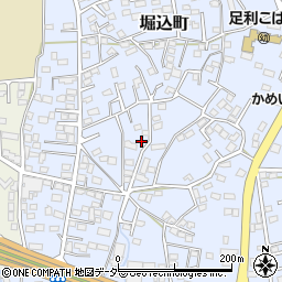 栃木県足利市堀込町3025-6周辺の地図