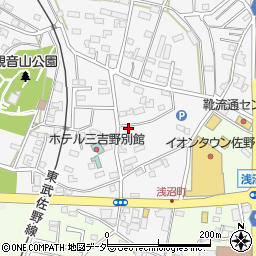 栃木県佐野市富岡町319周辺の地図