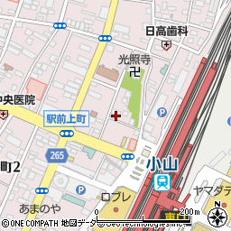 Ｄパーキング小山駅前第１駐車場周辺の地図