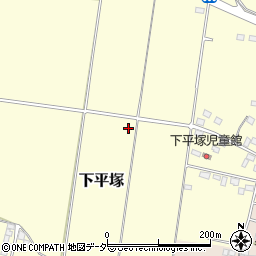 茨城県筑西市下平塚480-2周辺の地図