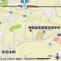栃木県足利市多田木町80周辺の地図