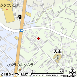 栃木県足利市福居町305-6周辺の地図