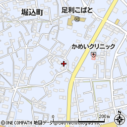栃木県足利市堀込町3005-1周辺の地図