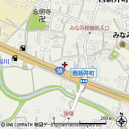 栃木県足利市西新井町3318周辺の地図