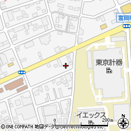 栃木県佐野市富岡町1377周辺の地図
