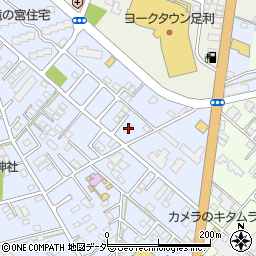 栃木県足利市堀込町2578-1周辺の地図