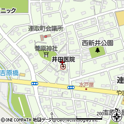 井田医院周辺の地図