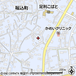 栃木県足利市堀込町3007周辺の地図