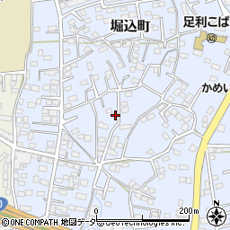 栃木県足利市堀込町3025-3周辺の地図