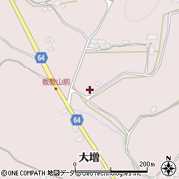 茨城県石岡市大増3162周辺の地図