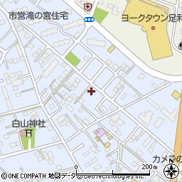 栃木県足利市堀込町2546-6周辺の地図