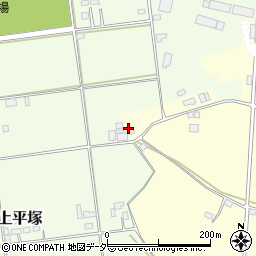 茨城県筑西市下平塚641周辺の地図