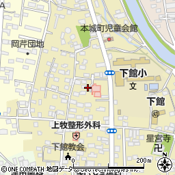 茨城県筑西市甲456-2周辺の地図