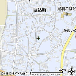 栃木県足利市堀込町3018-7周辺の地図