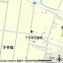 茨城県筑西市下平塚76周辺の地図