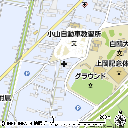 栃木県小山市大行寺1142周辺の地図