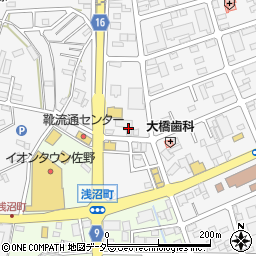 栃木県佐野市富岡町1418周辺の地図