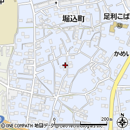 栃木県足利市堀込町3025-5周辺の地図