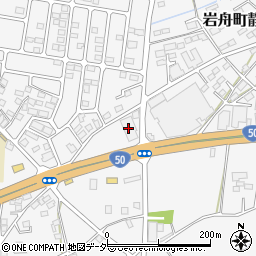 岩舟家具センター周辺の地図