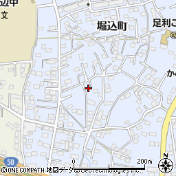 栃木県足利市堀込町3026-6周辺の地図