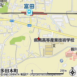 栃木県足利市多田木町1092周辺の地図